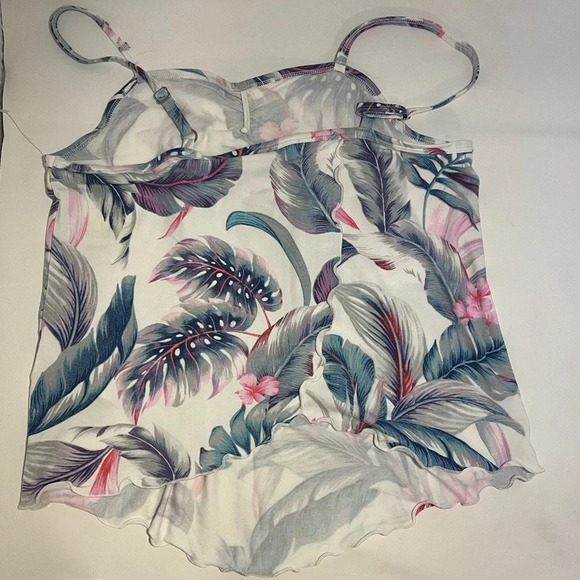 Girl’s NWOT!! abercrombie kids tropical print tank top 13/14 - Picture 2 of 2